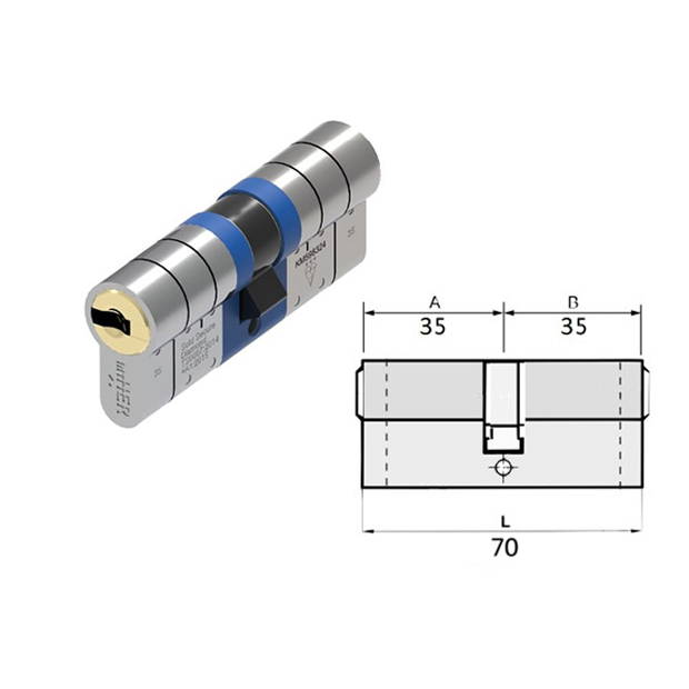 Cilindro MAG-01 30x50 HN