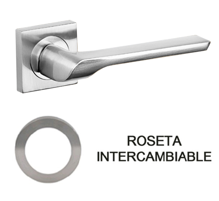 Juego Roseta Zeus Aluminio Negro