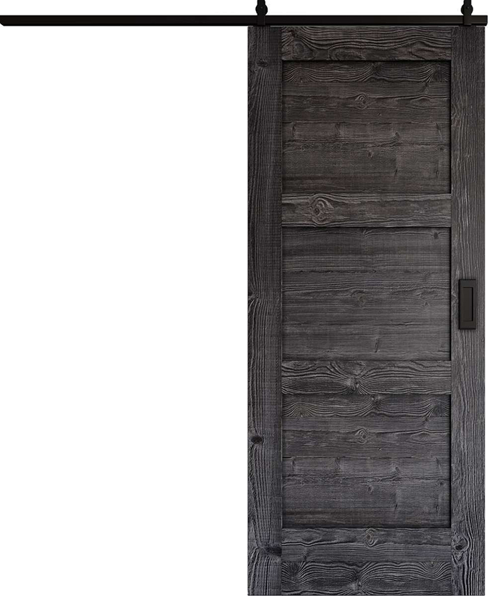 PUERTA DE GRANERO – MR 8003 – MADERA RECUPERADA – CENIZA