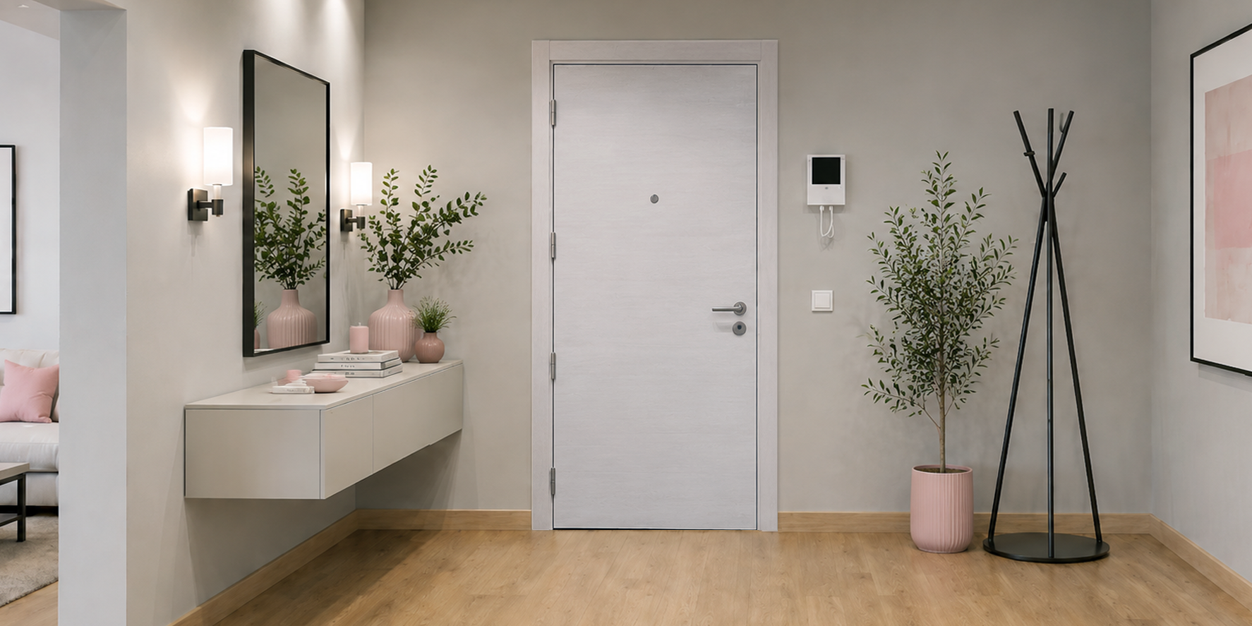 PUERTA BLINDADA - LAMINADAS - MODELO X1000 - TALCUM