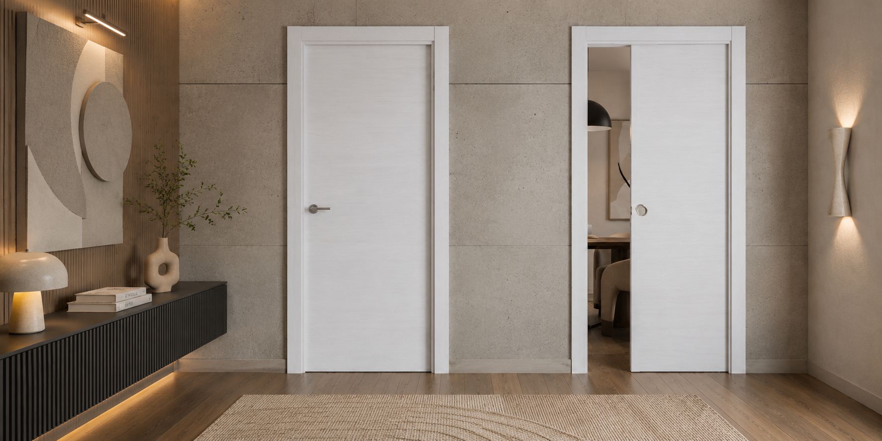 PUERTA PASO - LAMINADAS - MODELO X1000 - TALCUM