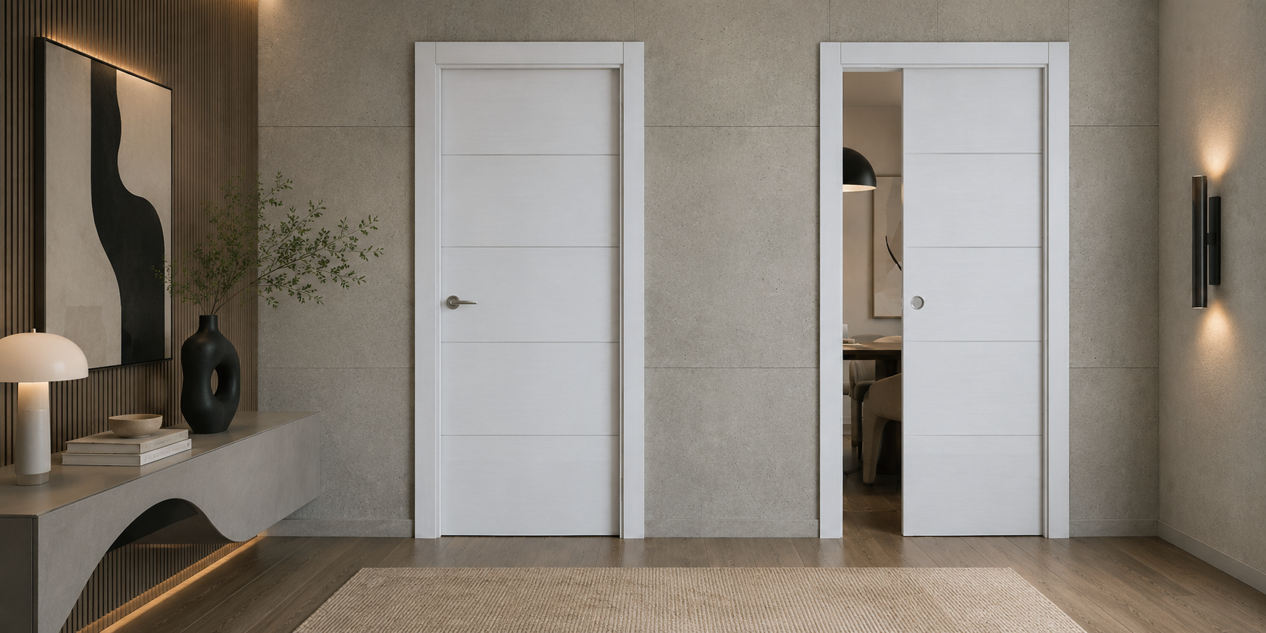 PUERTA PASO - LAMINADAS - MODELO X2003 - TALCUM