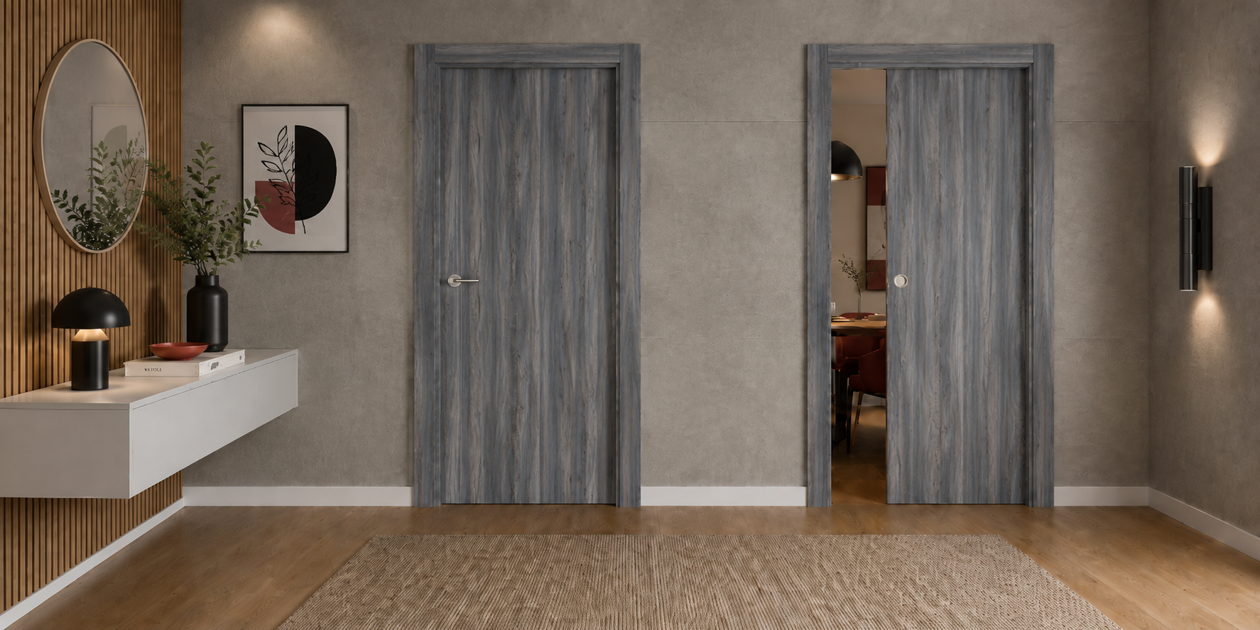 PUERTA PASO - LAMINADAS - MODELO G1000 - VULCANO