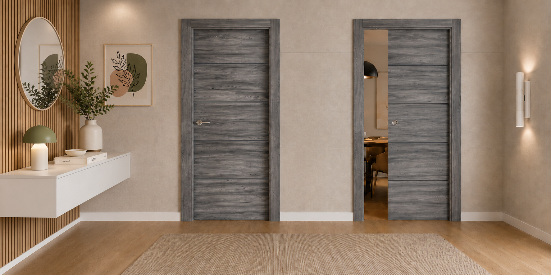 PUERTA PASO - LAMINADAS - MODELO X2003 - VULCANO