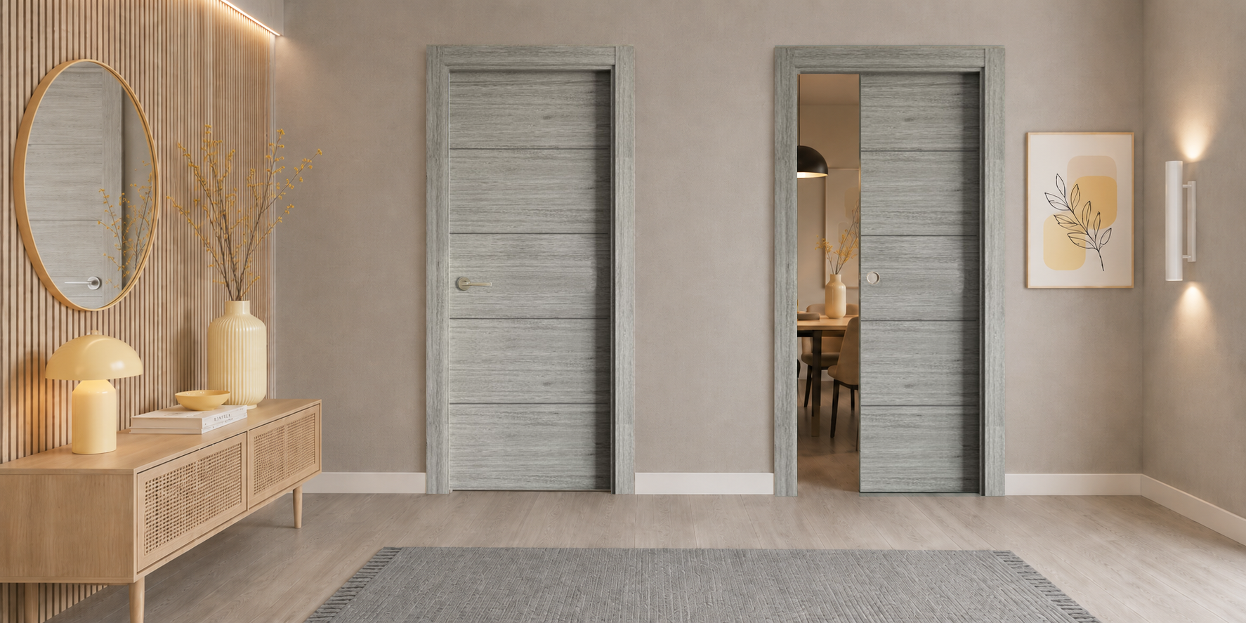 PUERTA PASO - LAMINADAS - MODELO X2003 - ZENIC