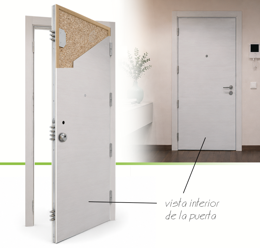 PUERTA MACIZA - LAMINADAS - MODELO X1000 - TALCUM