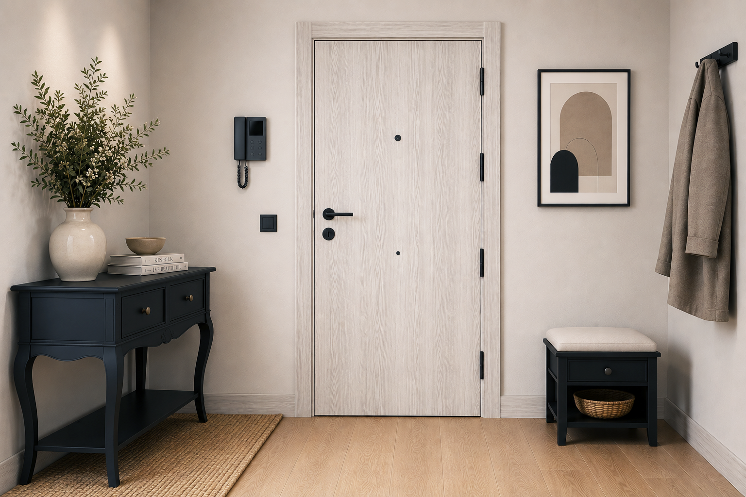 PUERTA MACIZA - VINILO 2D - MODELO G1000 - GLACIAR