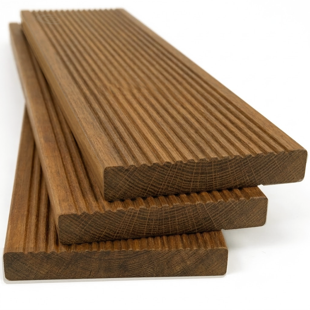 TARIMA IPE - TIRAFONDO VISTO - SUPERFICIE ANTIDESLIZANTE