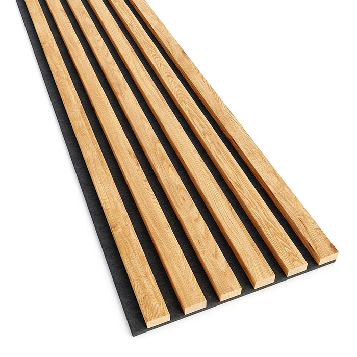 ACOUSTIC IGNÍFUGO - LAMINADO ROBLE NAT LMO203 - FIELTRO NEGRO
